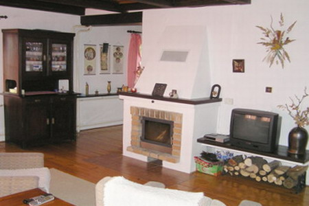 Ubytování - Šumava - Ubytování v apartmá v chalupě v Zátoni - obývací pokoj