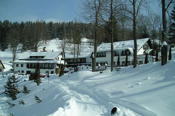 Ubytování Jizerské hory -  Hotel v Josefově Dole v Jizerských horách - zimní pohled