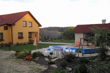 Ubytování - jižní Čechy - Dům ve Starém Hobzí - pohled zvenku