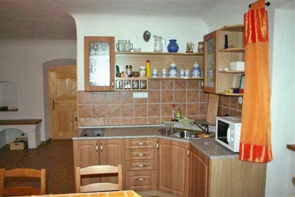 Apartmány u Nové Bystřice v jižních Čechách - apartmán 4 - kuchyňka