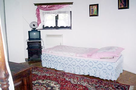Ubytování - Novohradské hory - Chalupa ve tvrzi - ložnice ve 2.patře