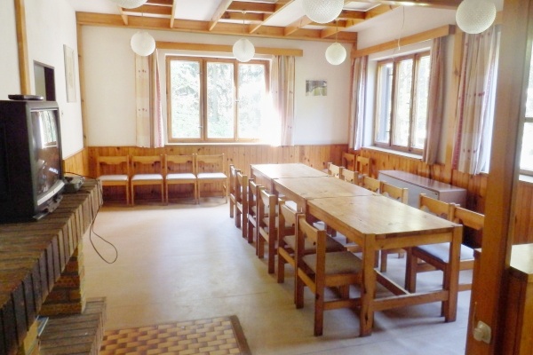 Ubytování na Vysočině - Penzion a chata na Želivce - společenská místnost