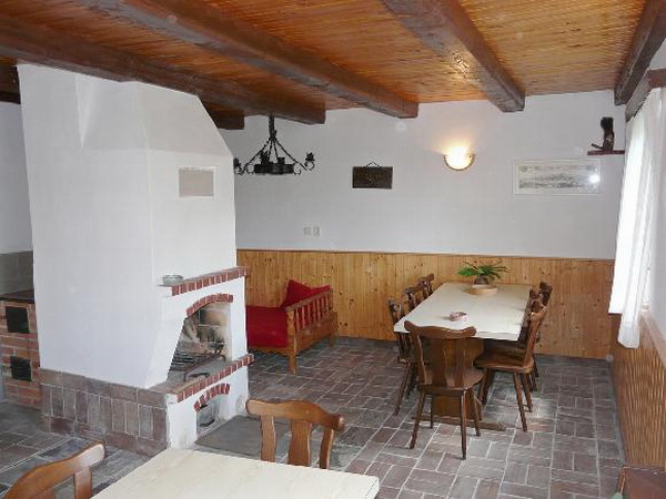Ubytování - Šumava - Chalupa v Černé v Pošumaví - obývací pokoj