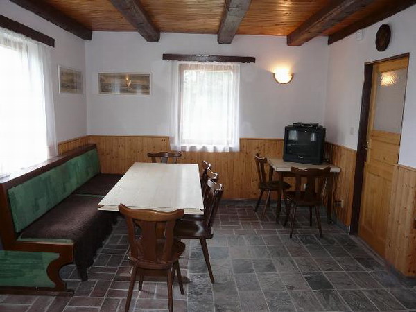 Ubytování - Ubytování - Šumava - Chalupa v Černé v Pošumaví - obývací pokoj