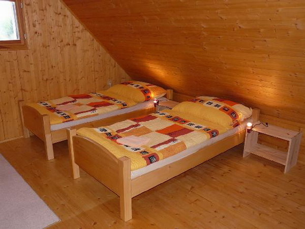 Ubytování - Šumava - Chalupa v Černé v Pošumaví - ložnice
