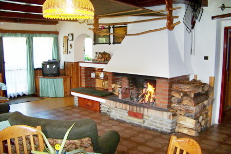 Chalupy Šumava - Chata na Javorné na Šumavě - obývací místnost