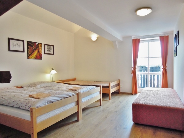 Ubytování - Šumava - Apartmány u Nýrska - pokoj ve velkém apartmánu superior č.1