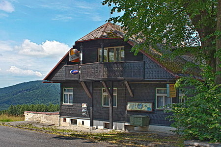 Ubytování - Šumava - Horská chata v Hojsově Stráži na Šumavě - pohled zvenku