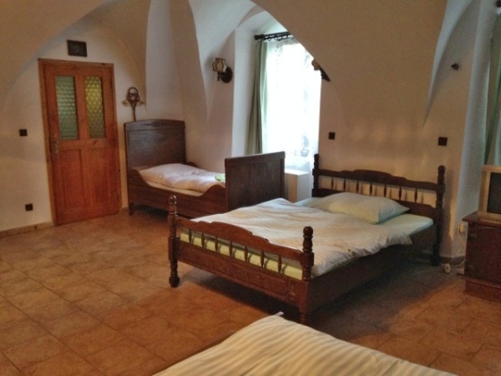 Ubytování Šumava - Penzion u Velhartic na Šumavě - apartmán č.1 - ložnice
