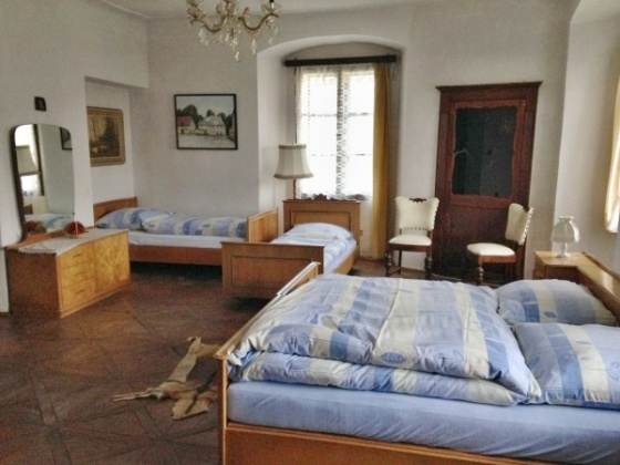 Ubytování Šumava - Penzion u Velhartic na Šumavě - apartmán č.2 - ložnice