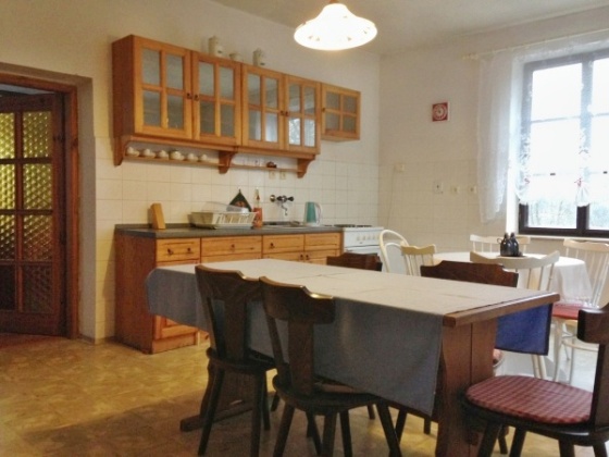 Ubytování Šumava - Penzion u Velhartic na Šumavě - apartmán č.1 - kuchyň