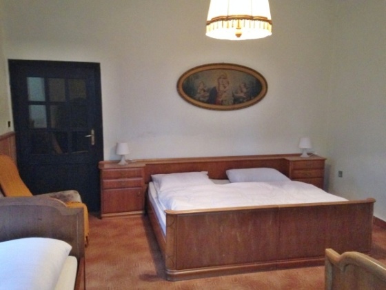 Ubytování Šumava - Penzion u Velhartic na Šumavě - apartmán č.4 - ložnice