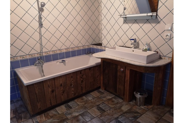 Ubytování - České Švýcarsko - Chalupa Krásný Buk - koupelna v patře
