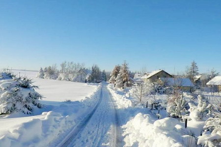 Ubytování - České Švýcarsko - Penzion u Labských pískovců - penzion v zimě