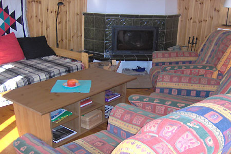 Ubytování - Český ráj - Chalupa v Chotči - obývací pokoj