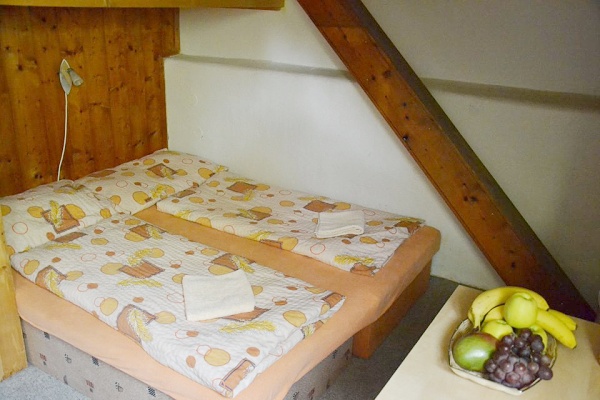 Ubytování - Chata u Karlova v Jeseníkách - dvoulůžkový pokoj
