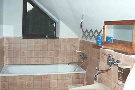 Ubytování - Orlické hory - Apartmá v Rokytnici v Orlických horách - koupelna