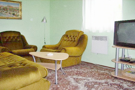 Ubytování na Slapech - Dům na Slapech - obývací pokoj
