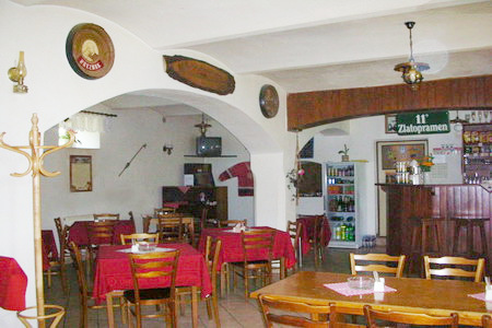 Ubytování západní Čechy - Penzion u Žlutic - restaurace