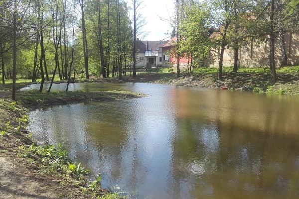 Ubytování - Vysočina - Penzion u Krasonic na Vysočině - rybníček